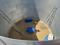 Inside of the tank