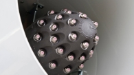 The nozzles are axially mounted